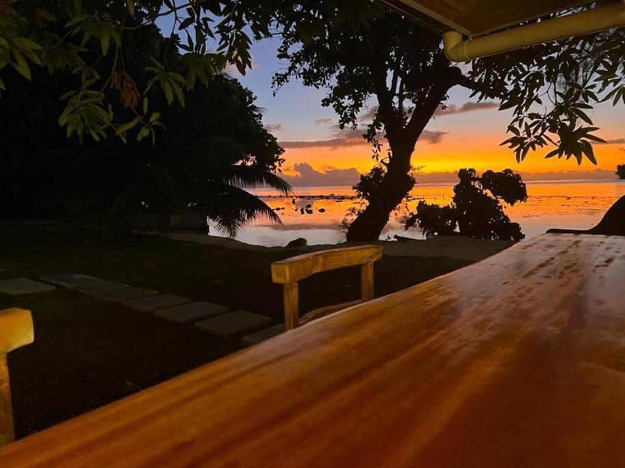Bungalow Tiarii, Avec Acces Direct A Une Plage Privee Tevaitoa Екстериор снимка